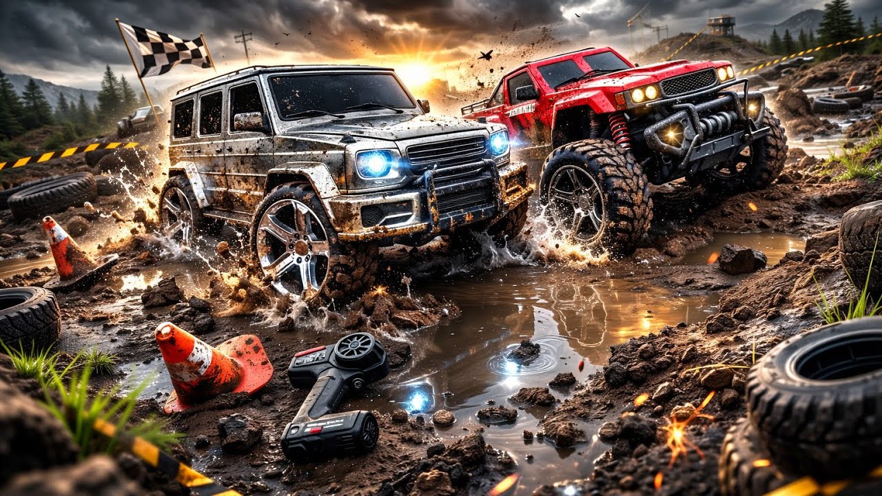 RC Car in Extreme Mud