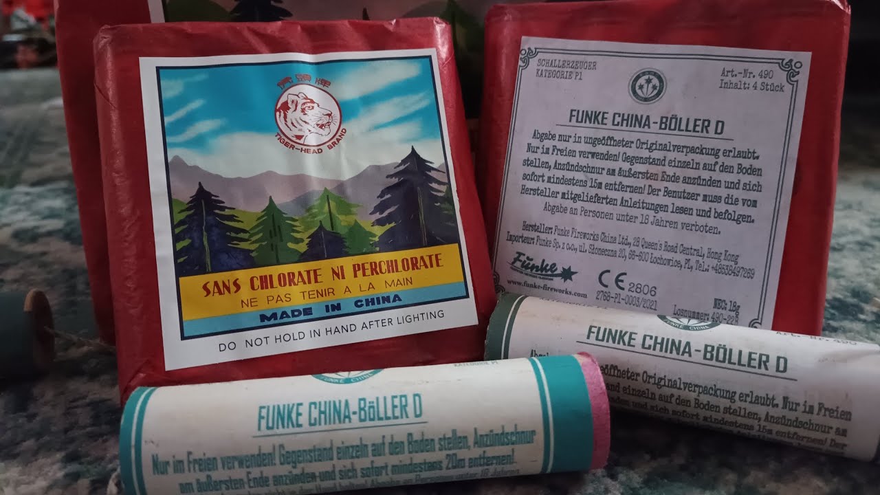 Funke China Böller D 2023 vs. D 2018