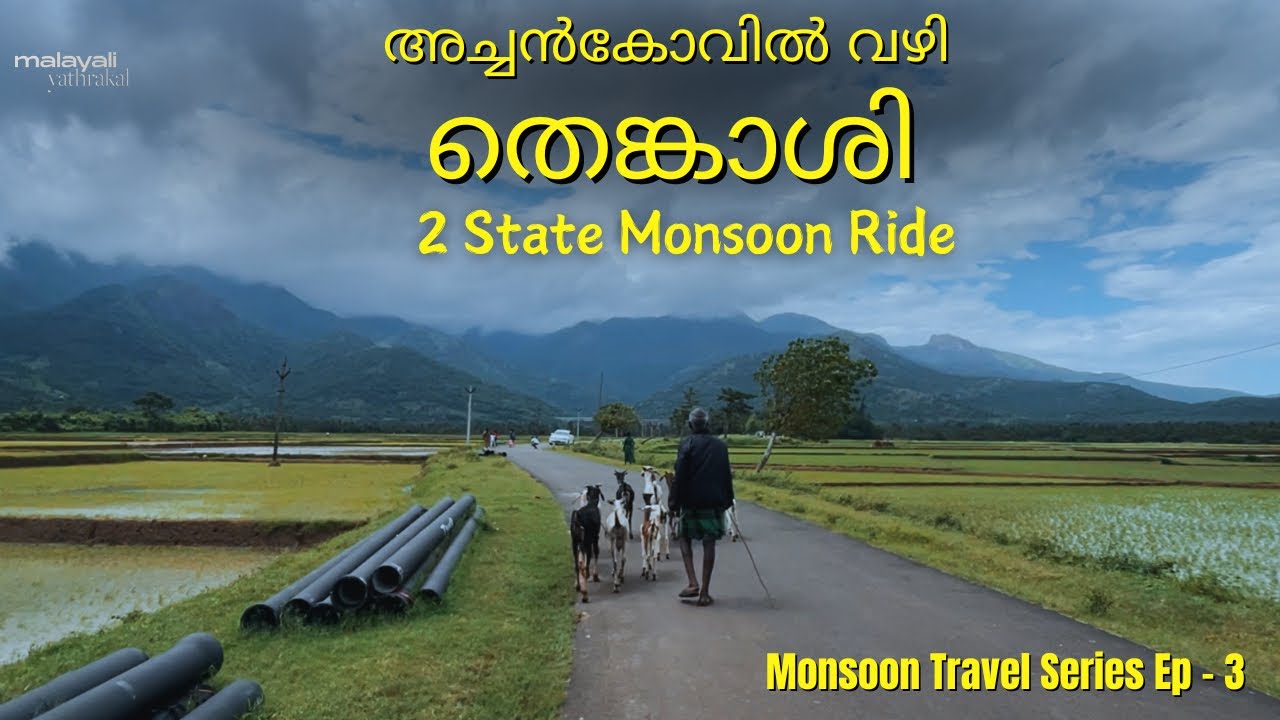 2 State Monsoon Ride | Monsoon Series Ep - 3 Achankovil to Tenkasi അച്ചൻകോവിൽ വനത്തിലെ വെള്ളച്ചാട്ടം