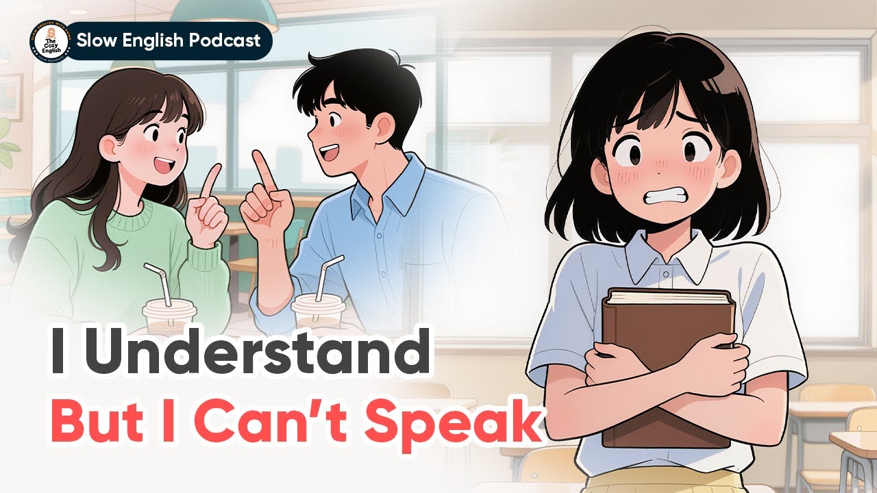 Я понимаю английский, но не могу говорить | Медленный разговор на английском | Уютный английский