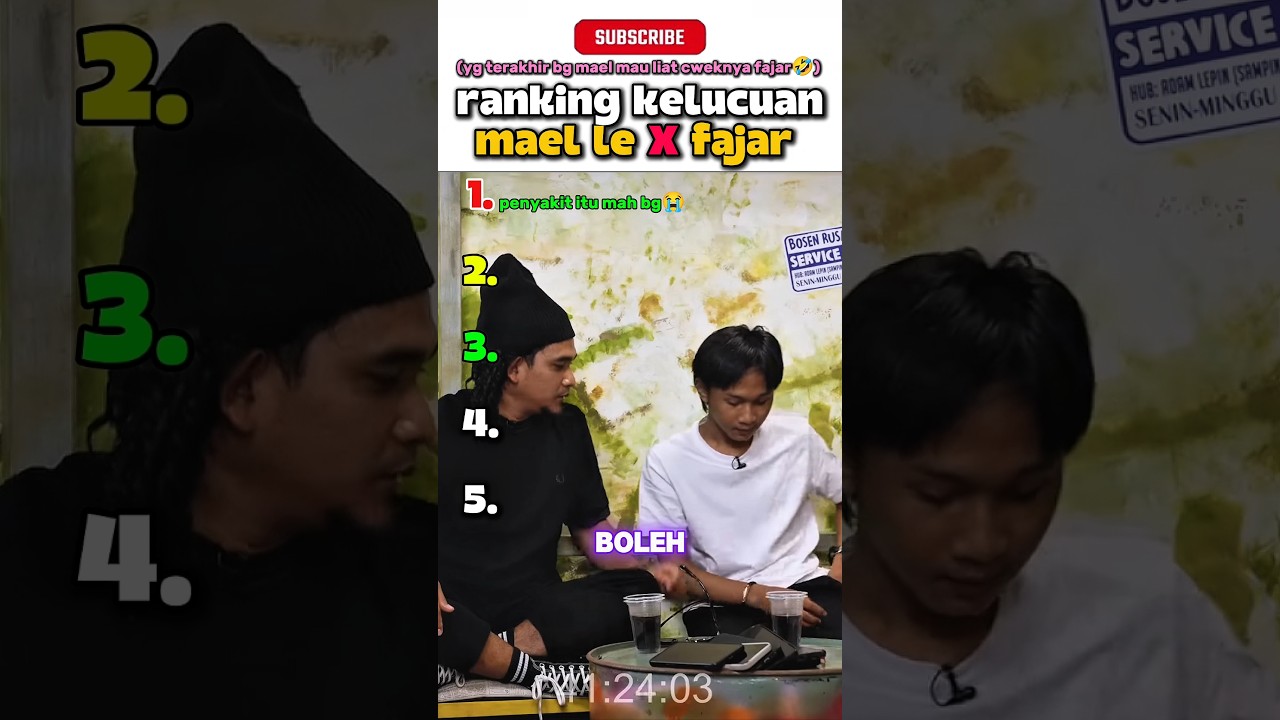 mael le X fajar sadboy di pojok terminal🤣