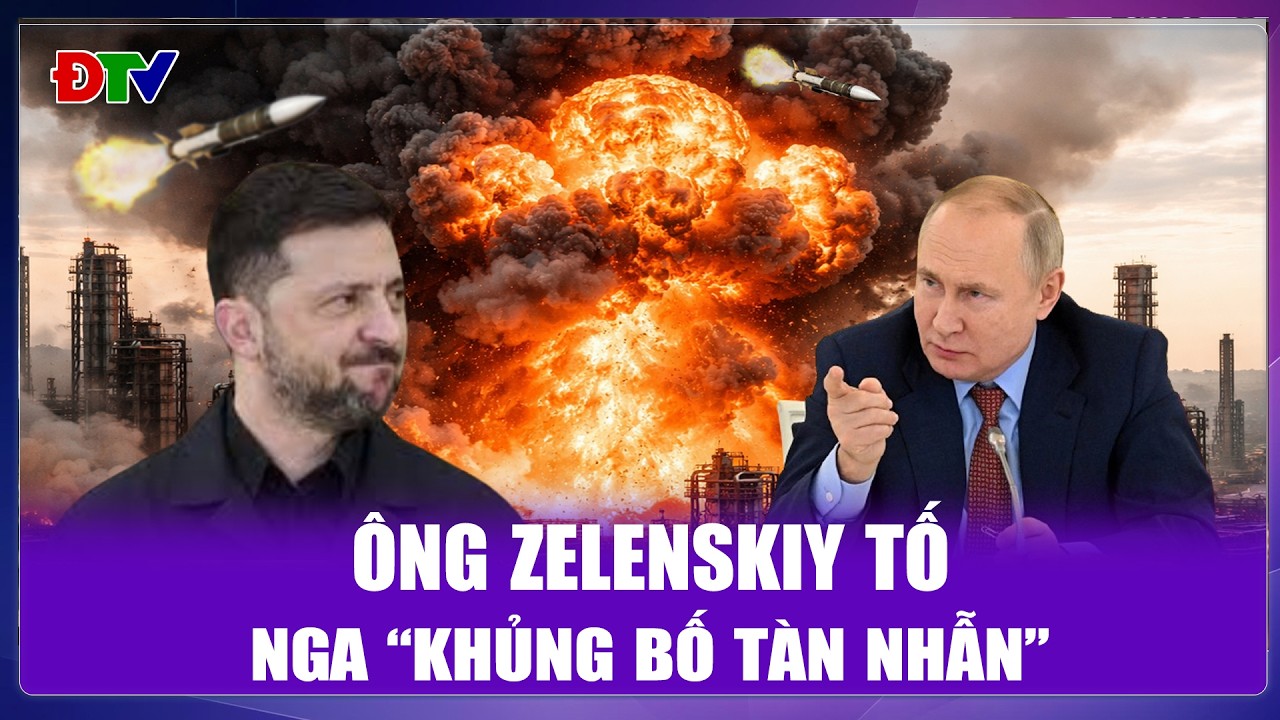 THỜI SỰ QUỐC TẾ CHIỀU 23/2: Ông Zelenskiy tố Nga “khủng bố tàn nhẫn” | Điện Biên TV
