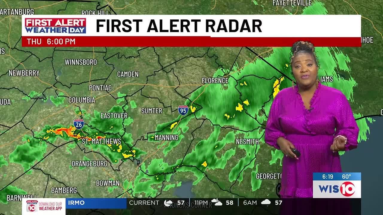 FIRST ALERT WEATHER DAYS for heavy rain tonight into Friday morning
