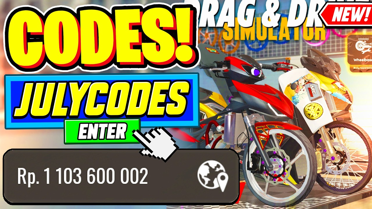 ⚠️Новые⚠️ ВСЕ РАБОЧИЕ КОДЫ для Drag Drive Simulator, июль 2026 &mdash; Коды для Roblox Drag Drive Simul...