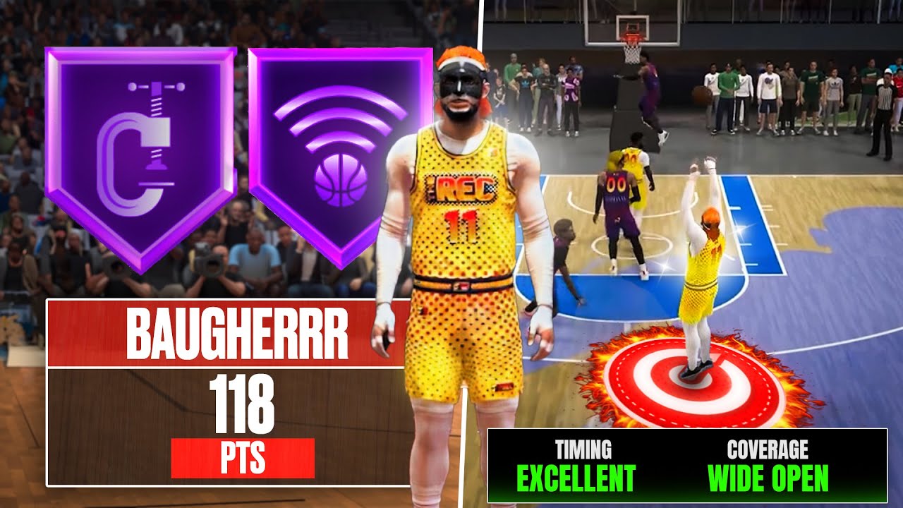 Я НАБЕРУ 118 ОЧКОВ В СЛУЧАЙНОЙ ОЧКОВОЙ ВЕРСИИ на моем *НОВОМ* ЗАМКЕ в NBA 2K24