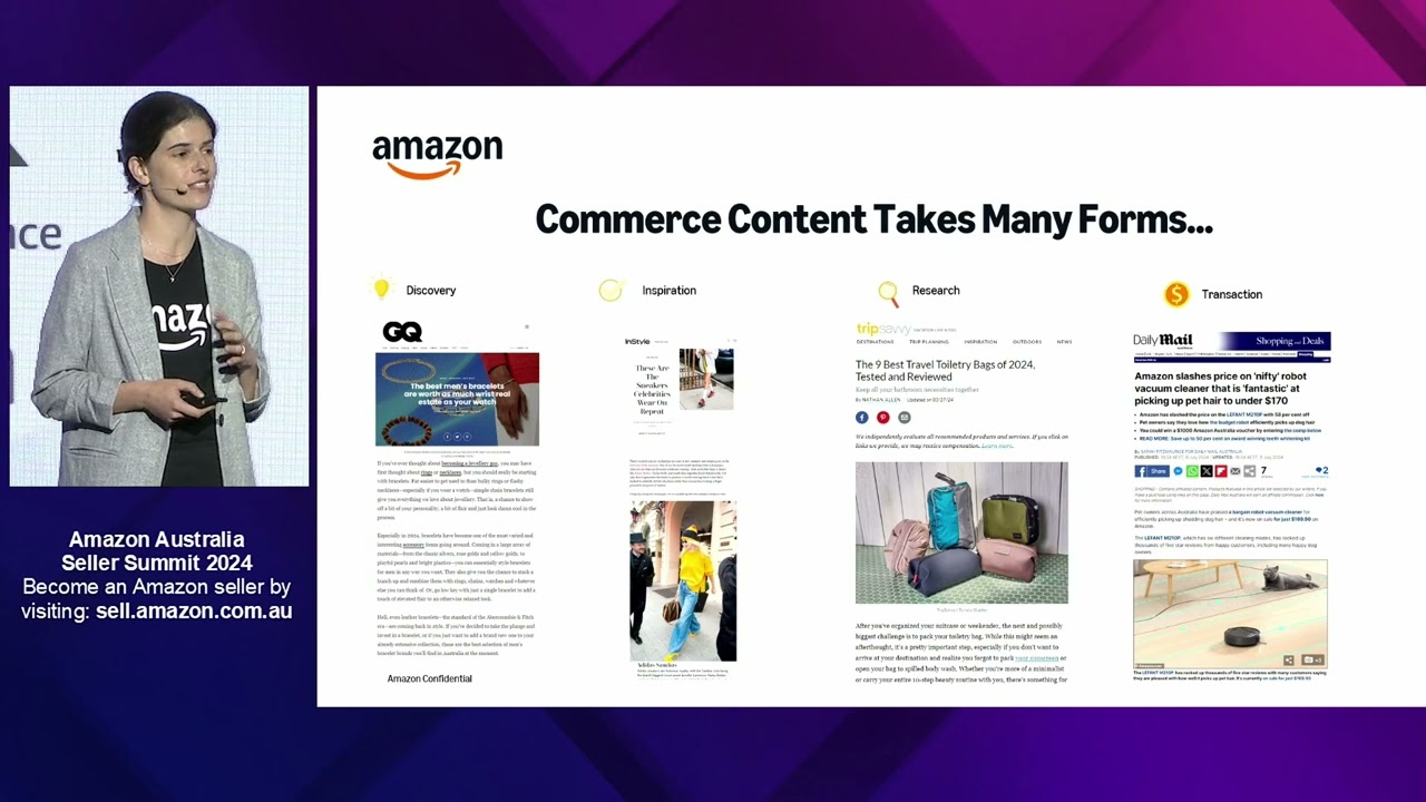 Amazon Australia Seller Summit 2024 - Creator Marketing