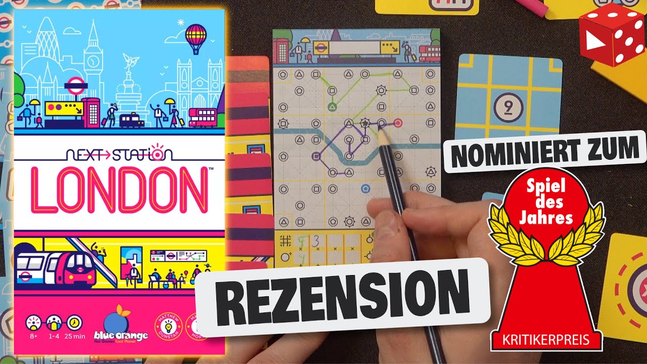 Next Station London im Test - nominiert zum SPIEL DES JAHRES 2023