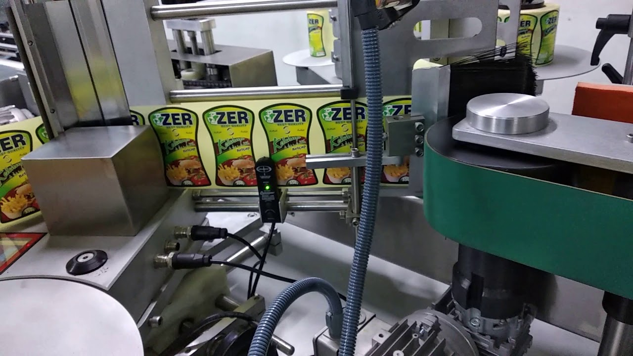Süper hızlı ve hassas full Otomatik endüstriyel etiket makinesi