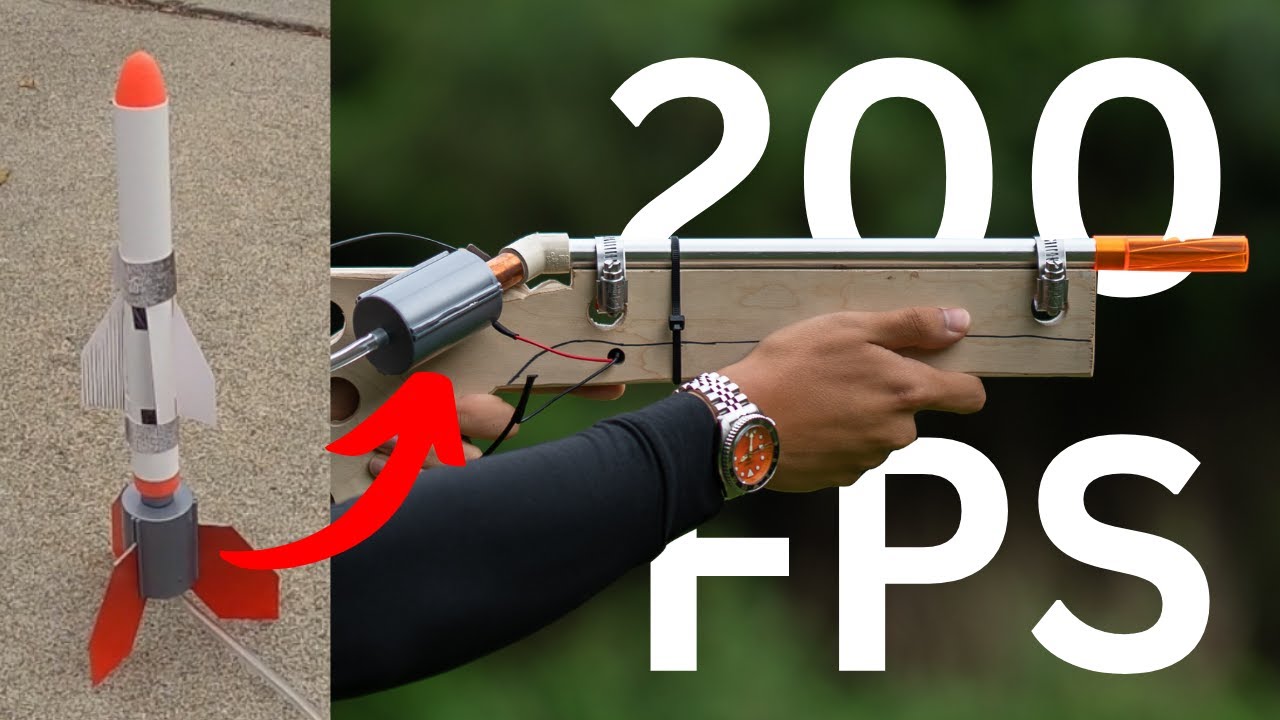 Model rocket to insane Nerf blaster