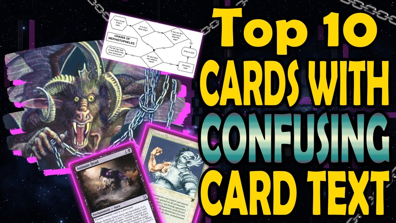 Top 10 Cards With The Most Confusing Card Text