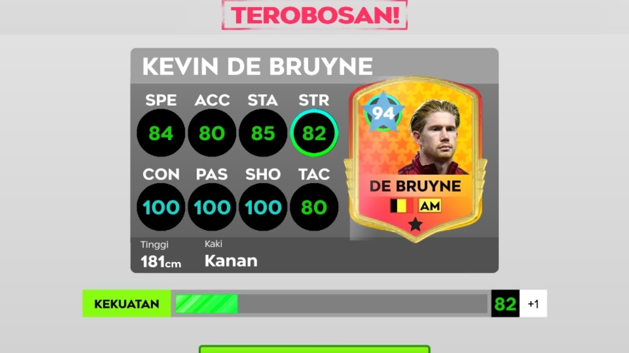 DLS 25⚽| UPGRADE MAX KEVIN DE BRUYNE (84) 🔥🔥