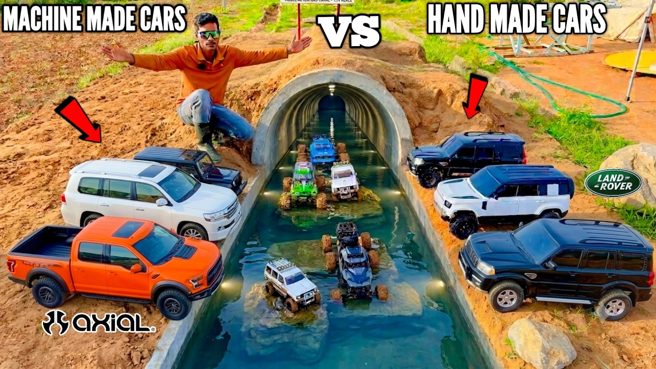 RC Handmade Car Vs Factory Made RC Car Pull Challenge &ndash; Chatpat toy tv
