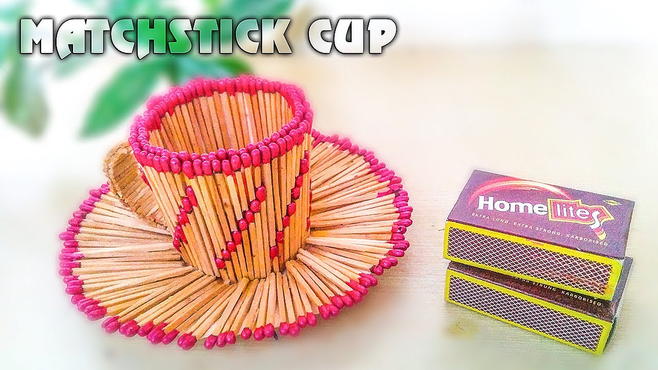 Как сделать Matchstick Cup