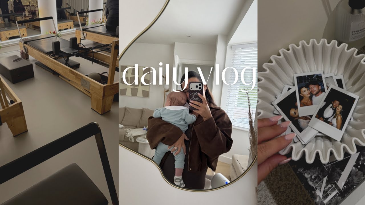 SPEND THE DAY WITH ME | Cleaning, mom life, catch up, pilates + more!