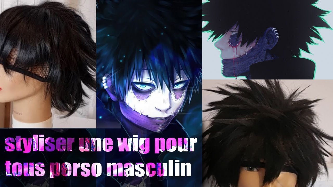 Styliser une wig pour tous perso masculin ~ faire des pics