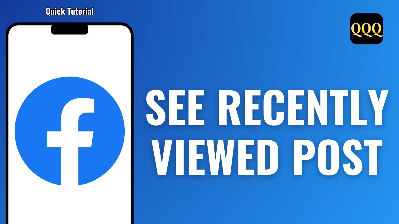 How To See Recently Viewed Posts On Facebook
