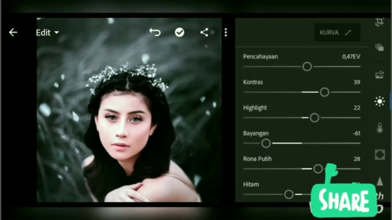 Tutorial mengedit poto menggunakan aplikasi lightroom untuk pemula