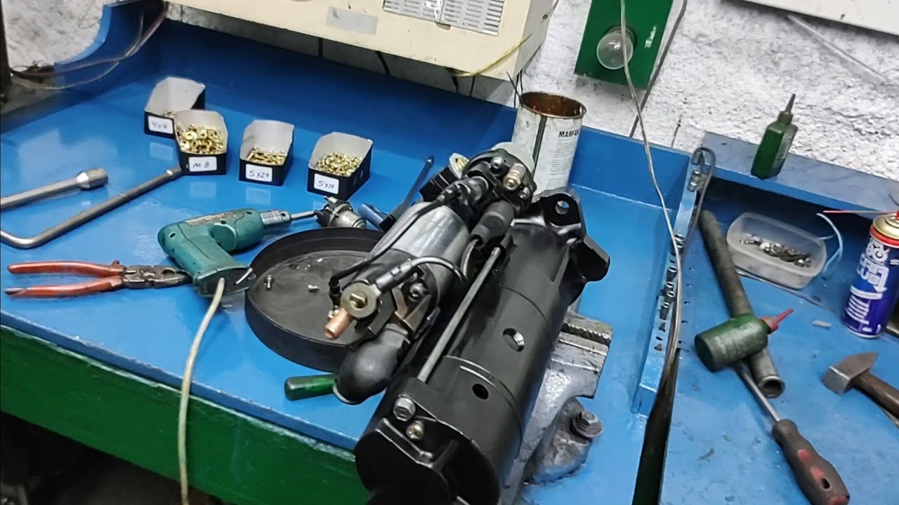 Motor de Partida 24  Volts Hyundai Escavadeira