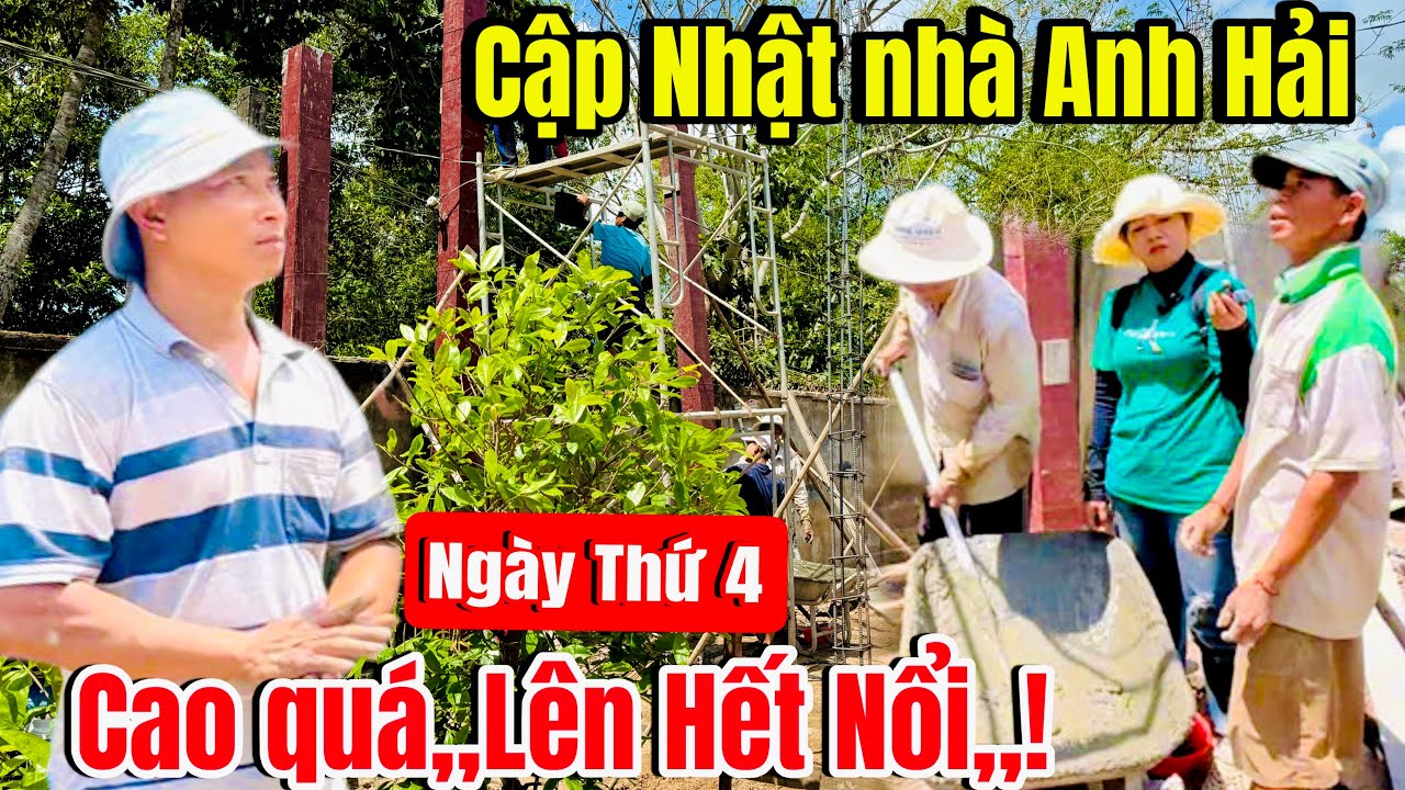 Tiến Độ Căn Nhà Mơ ước Của Anh Hải Có 8 Đứa Con Rất Nhanh,!
