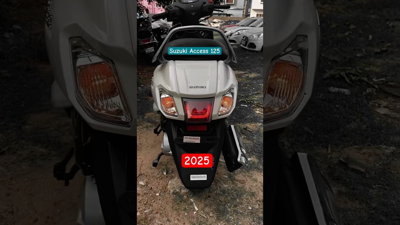New 2025 Suzuki Access 125 Pearl white 🔥