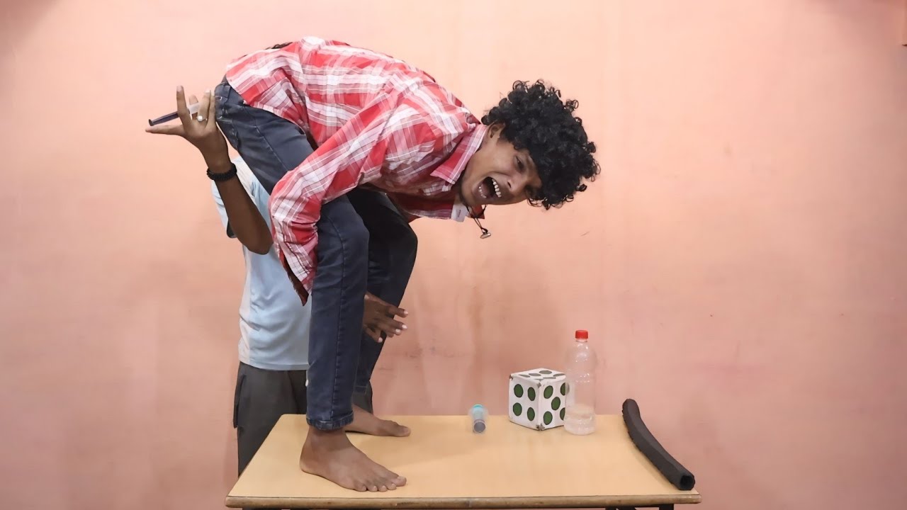 Bottle flip hand stand fun injection punishment | sui wala video | flip the bottle murga punishment