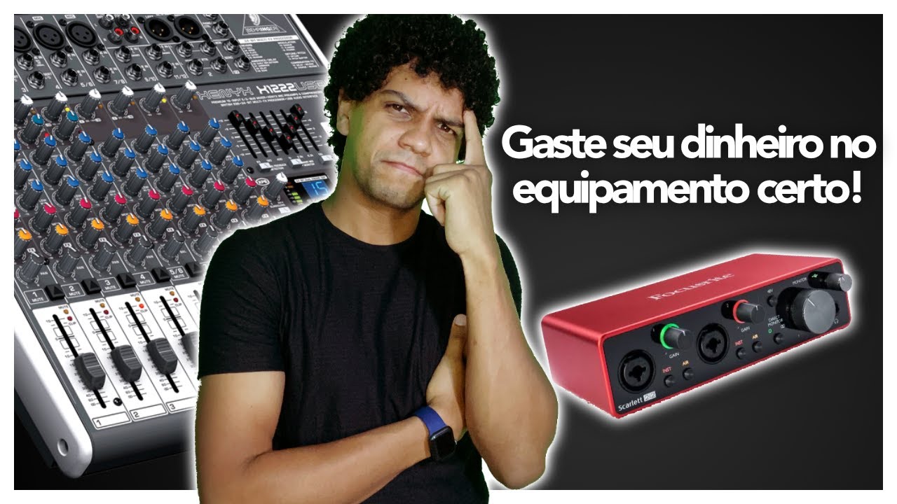 MESA DE SOM OU INTERFACE DE AUDIO? ENTENDA A DIFEREN&Ccedil;A E SAIBA QUAL COMPRAR!