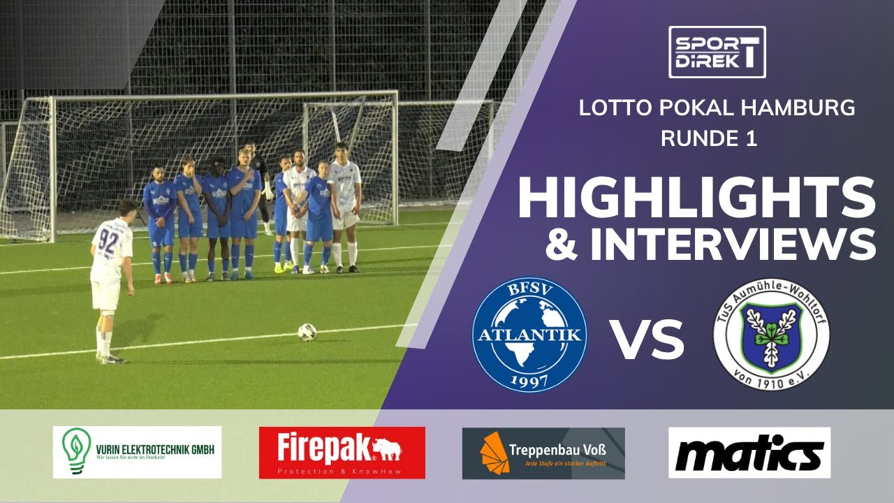Lotto Pokal Hamburg Runde 1 /// BSV Atlantik 97 vs. TuS Aumühle- Wohltorf