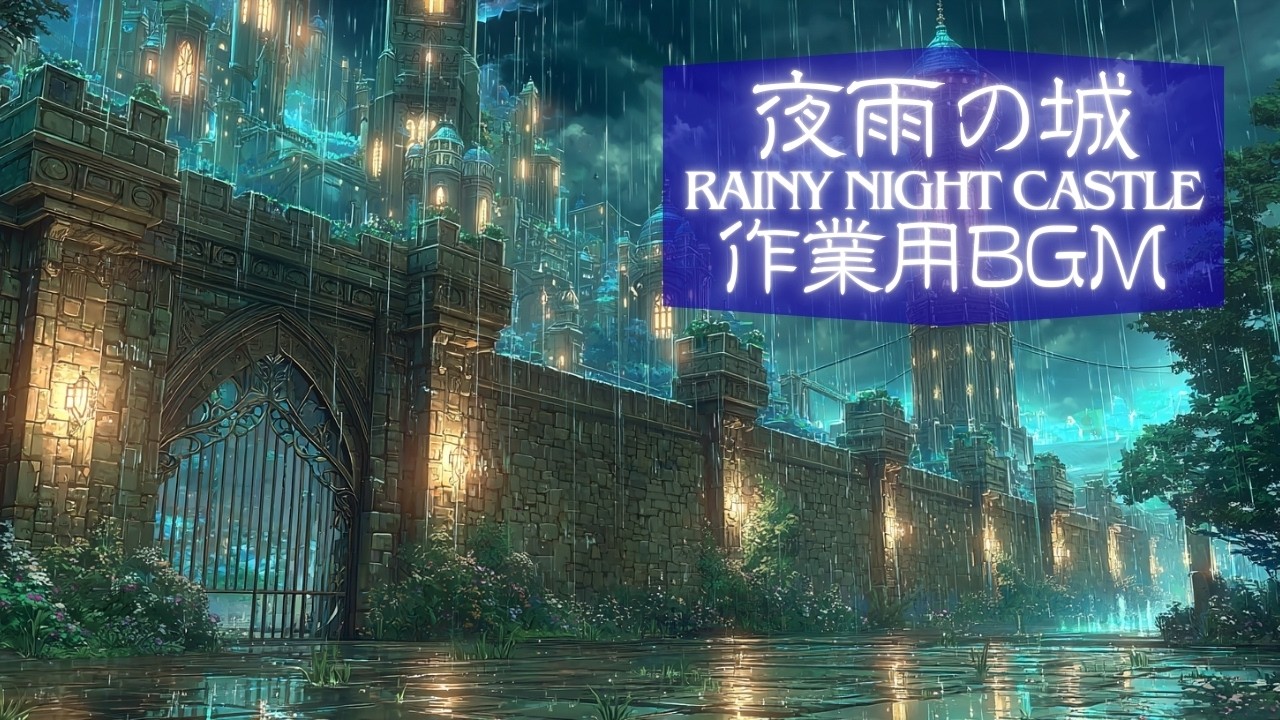 ケルト音楽｜夜雨の城｜雨音と静寂のCeltic Lo-fi for Focus