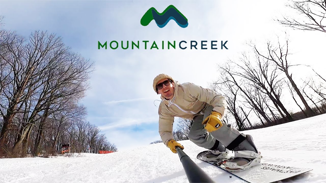 MOUNTAIN CREEK SNOWBOARDING in NEW JERSEY!