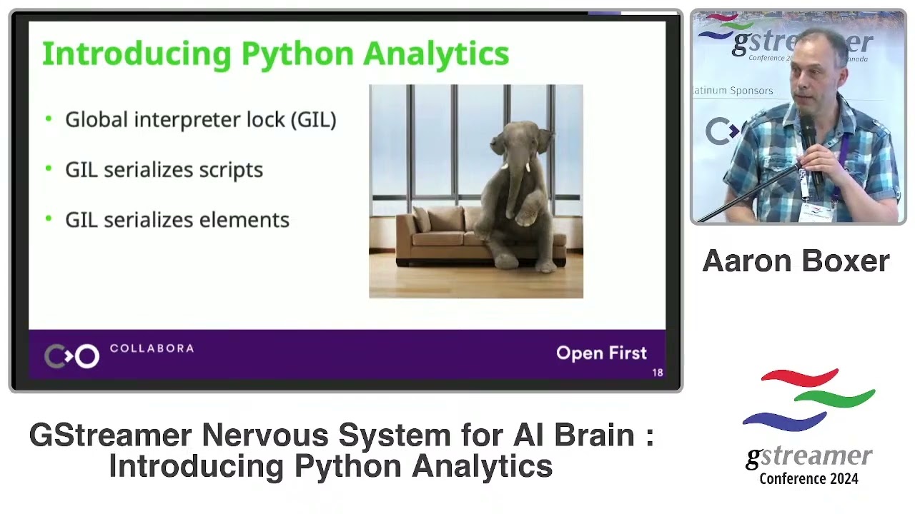 GStreamer: Нервная система для мозга ИИ: Представляем аналитику на Python | Конференция GStreamer...