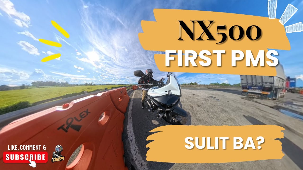 Subic to Calasiao | First PMS of my Honda NX500 | Sulit ba?
