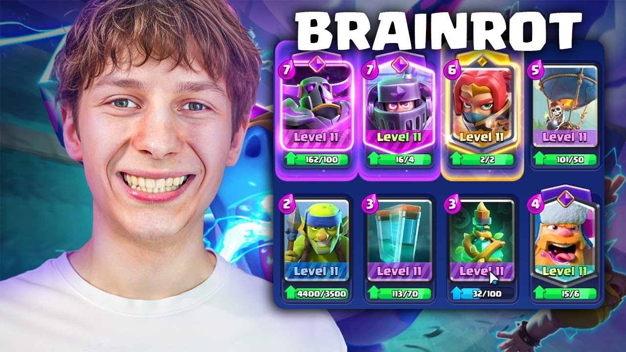 brainrot cycle w clash royale (9 wygranych 0 przegranych) 😮😮😮