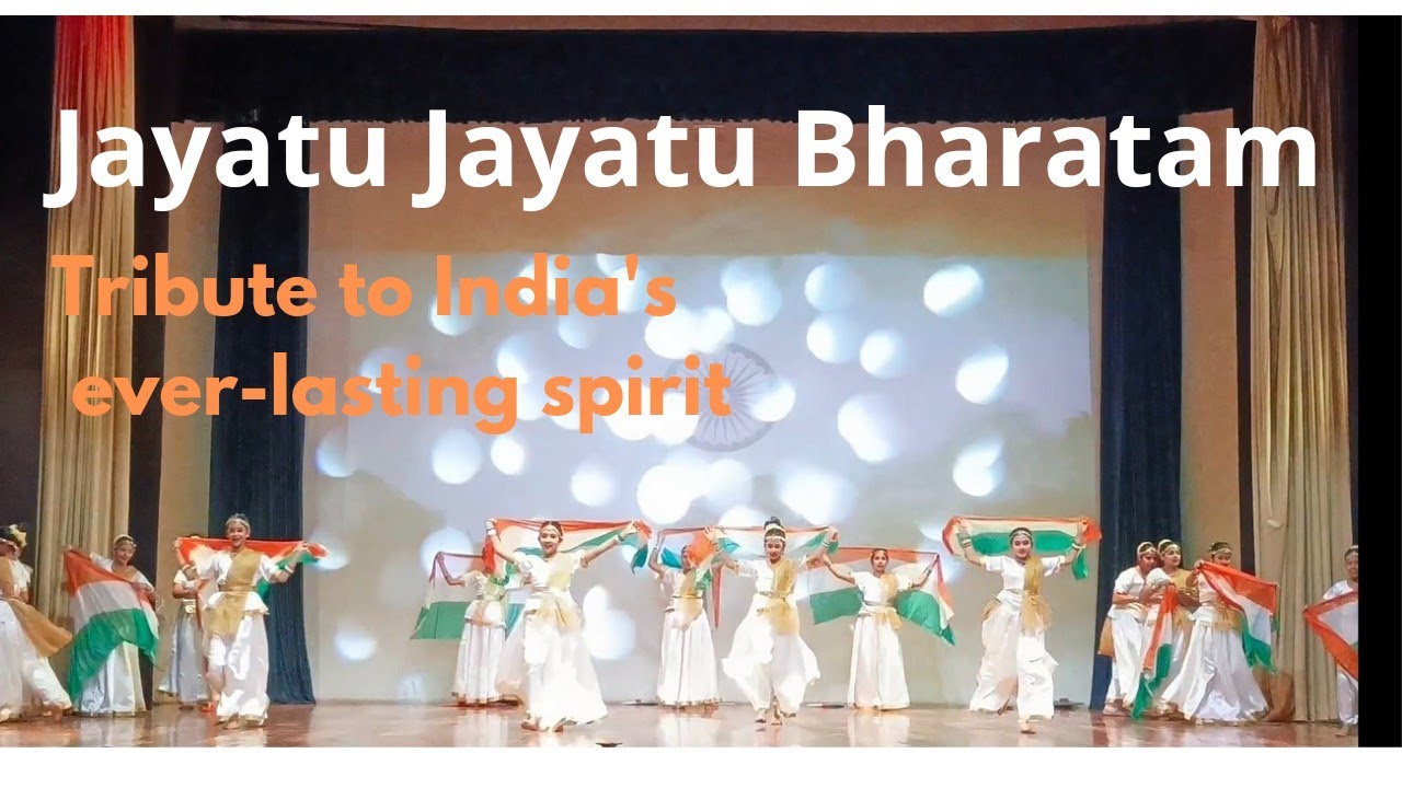 Jayatu Jayatu Bharatam | Dance by class 4 |Choreography by Deepali Chugh| Carmel Convent School, Chd