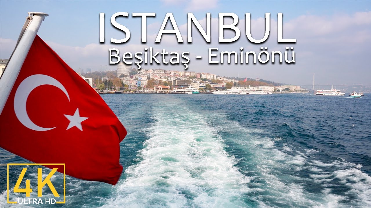 Istanbul Beşiktaş - Eminönü Ferry, Istanbul 4K