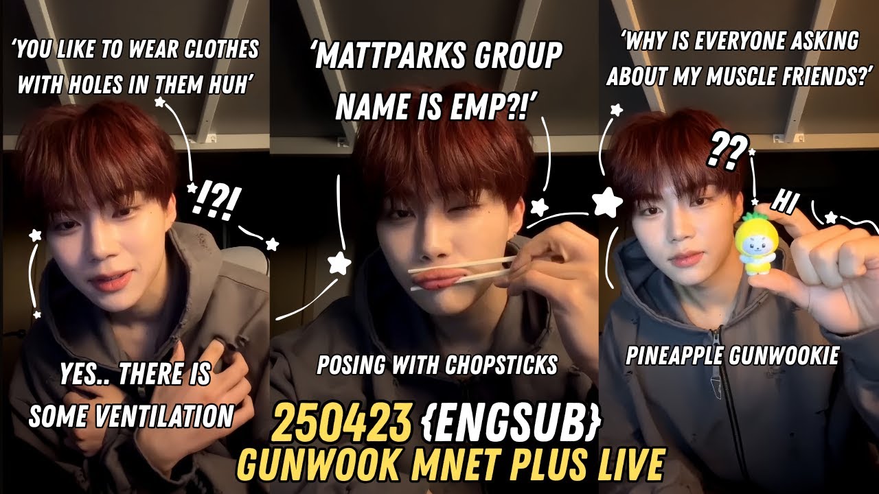 Park Gunwook Mnet plus live after fancon