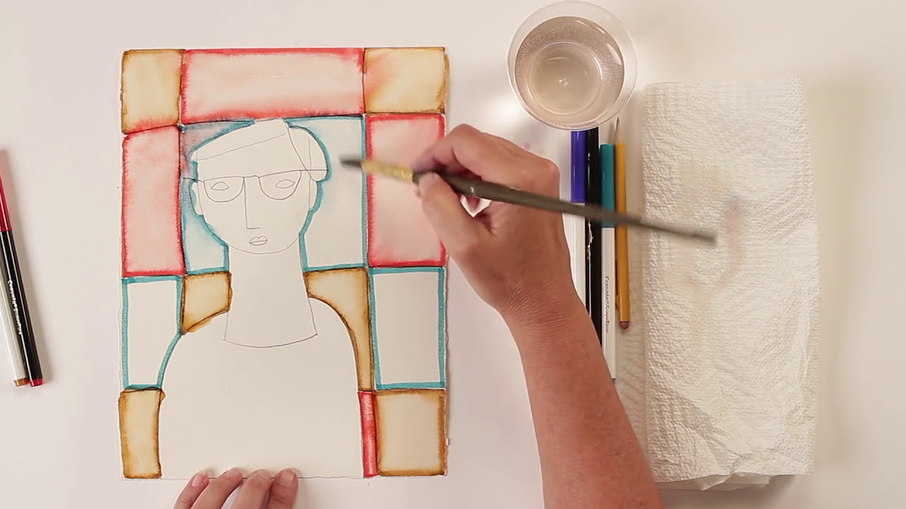 Kids Art Week 2015 - Lesson 6: Modigliani Portrait