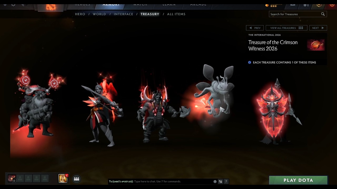 DOTA 2 &mdash; СОКРОВИЩНИЦА CRIMSON WITNESS 2026!