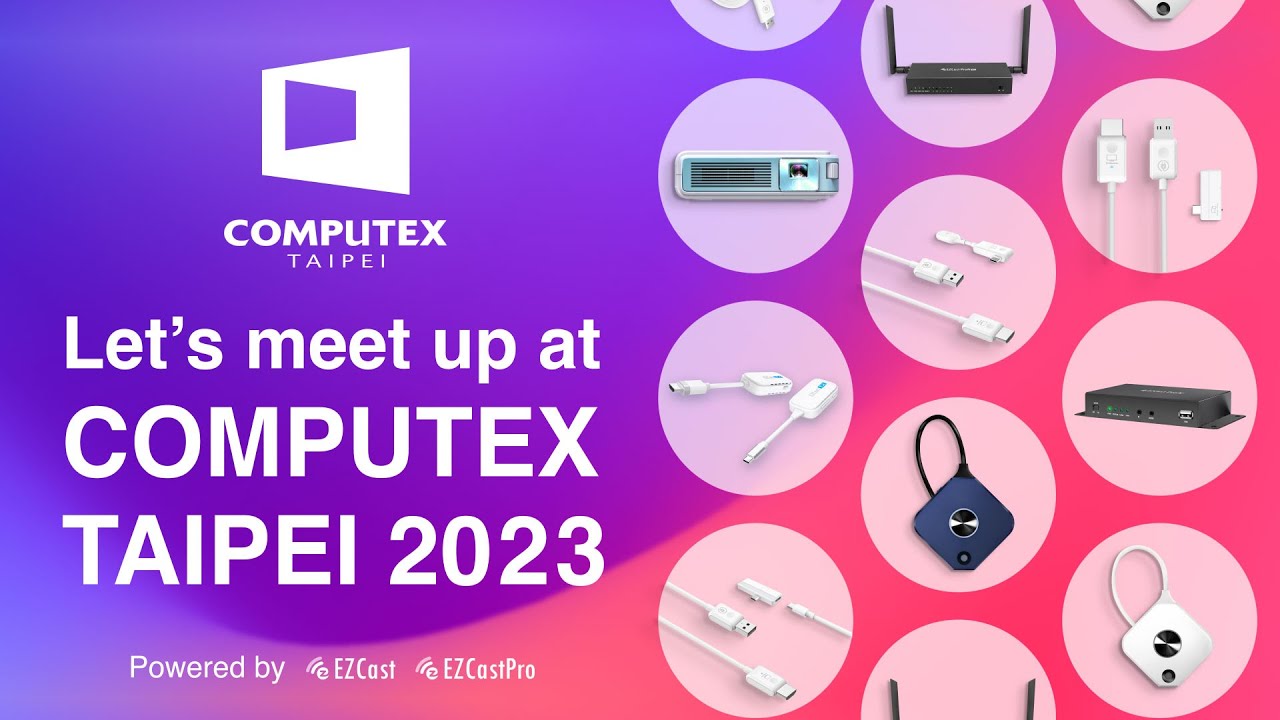 Computex Taipei 2023 | Simplest Wireless Display Solution by EZCast | Actions Micro OEM/ODM service