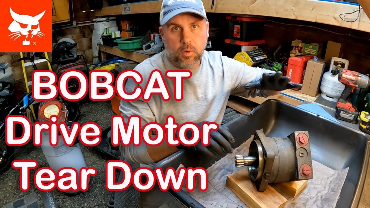 Bobcat Drive Motor Rebuild, teardown for inspection, failure analysis.
