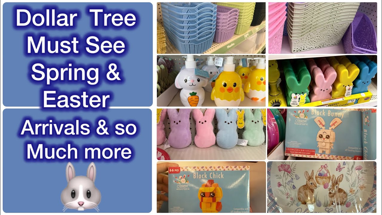 🌷 NEW Dollar Tree Spring Decor & More JUST HIT the Shelves 🌸🐰 Shop With Me 2026🛒🌸