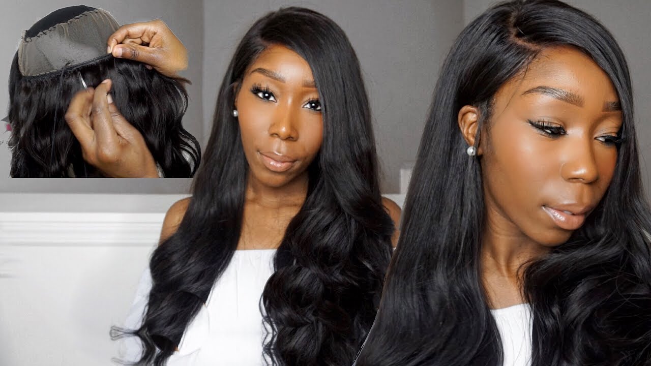 HOW TO SEW/ MAKE 360 LACE FRONTAL WIG!