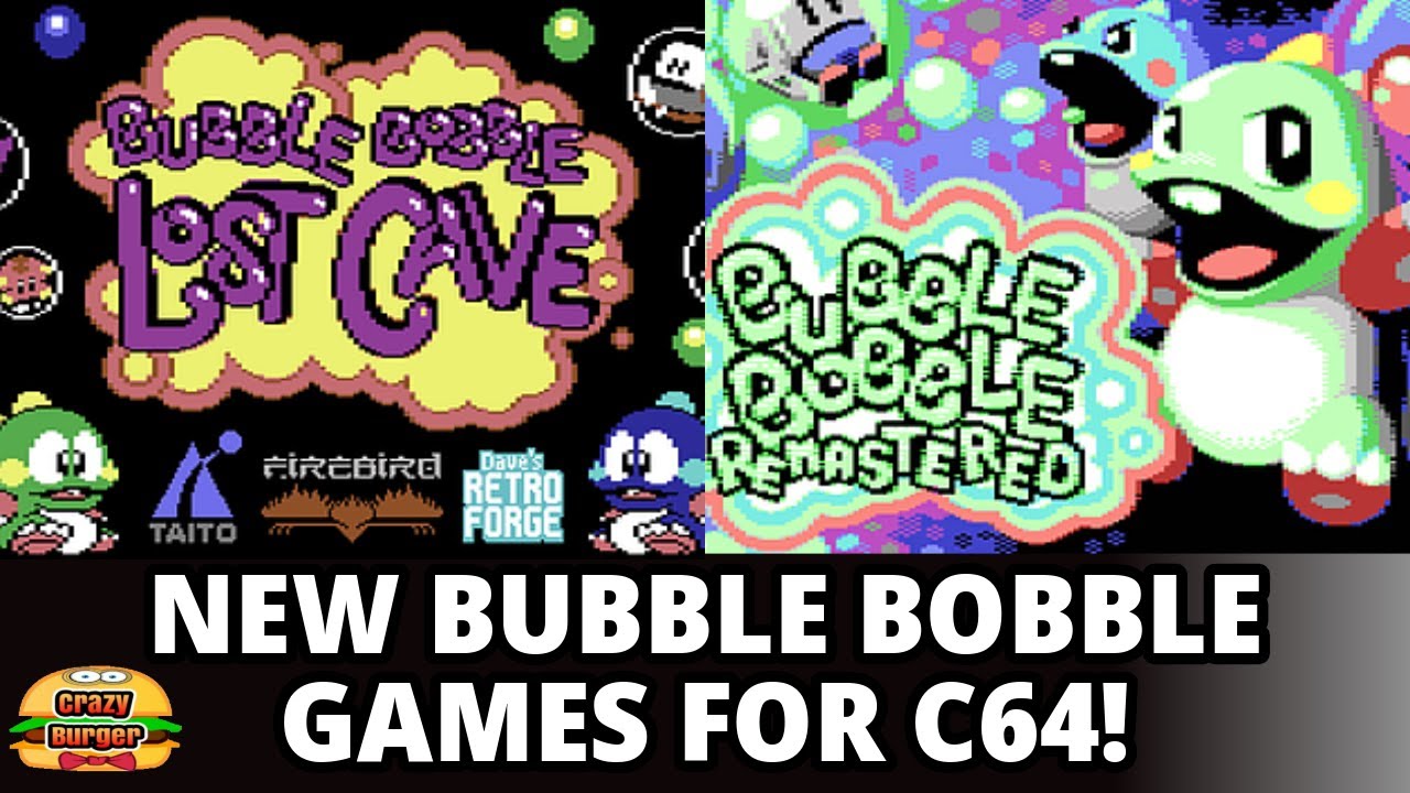 Bubble Bobble Remastered & Lost Cave C64 - НОВЫЕ игры для C64!