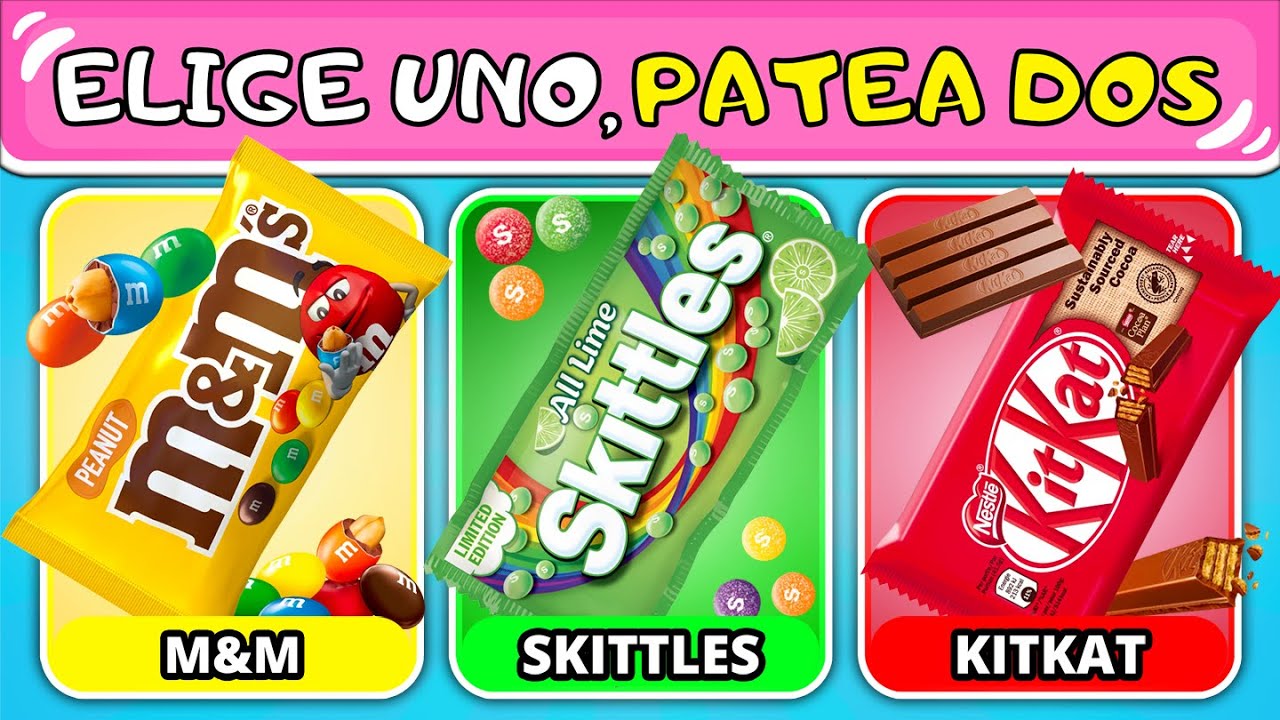 Elige Uno, Patea Dos: ¡Comida Roja, Verde y Amarilla!