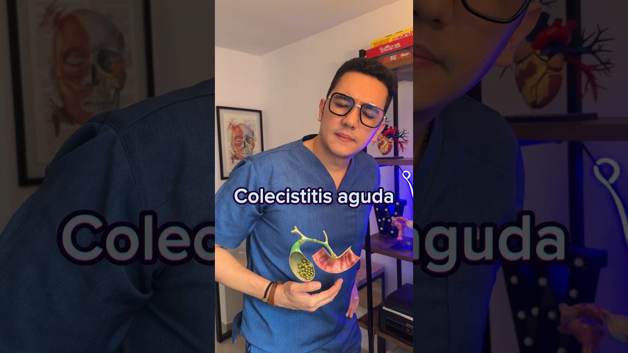 Colecistitis aguda. &iexcl;No ignores estas se&ntilde;ales! Parte 1 | Dr. William Guerrero.  #medicina #shorts