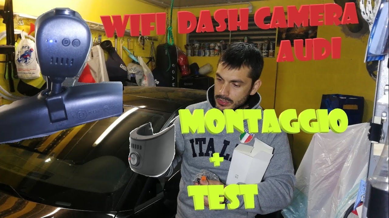 📷🚗 WIFI DASH CAM 1080p - 4k PER AUDI A3, MONTAGGIO + PROVA, 24H RECORDING. CARBAOHUI DASHCAM