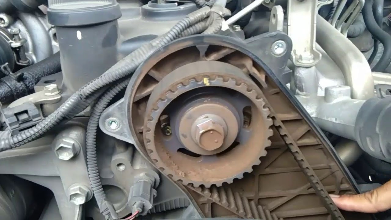 cara ganti timing belt toyota kijang innova diesel