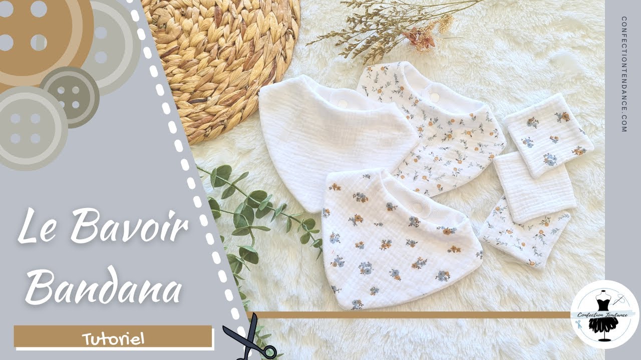 Coudre un bavoir bandana