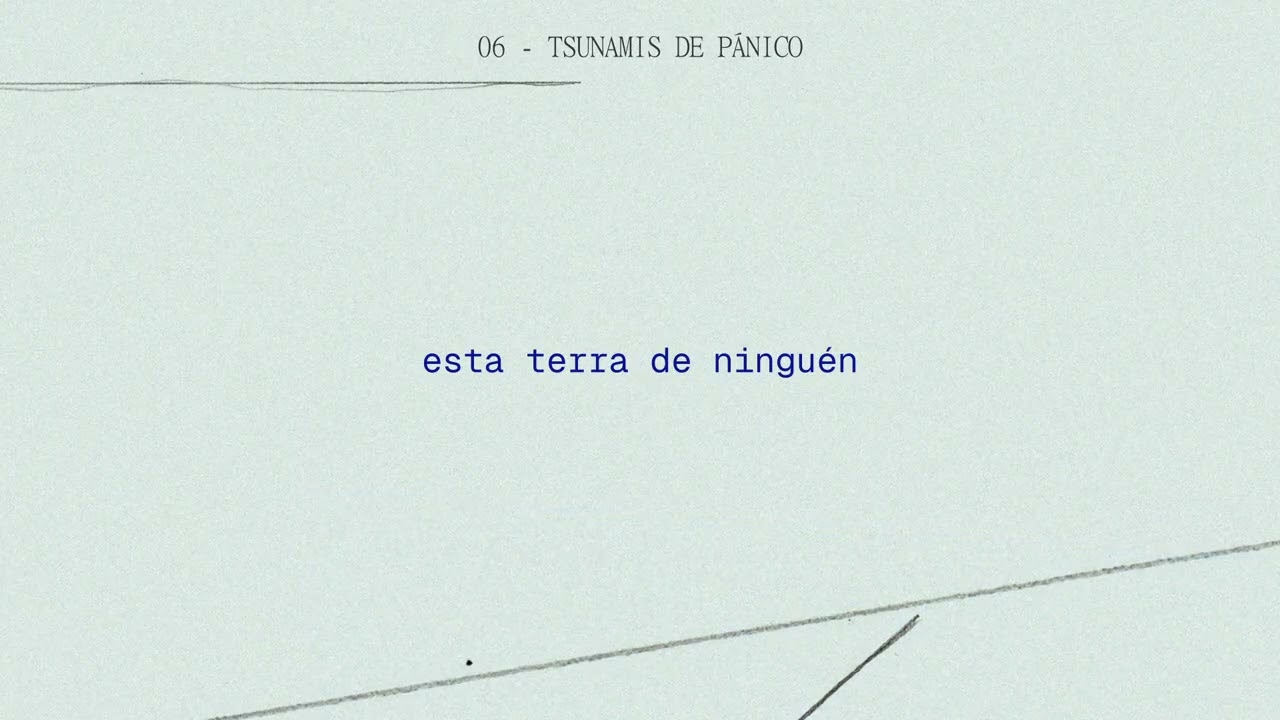 Dani Cornes — Tsunamis de pánico (Lyric Video)