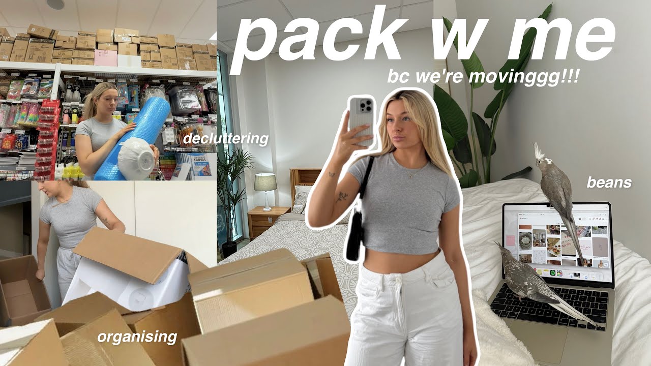 расхламляем весь дом, так как мы ПЕРЕЕЗЖАЕМ 📦 (много упаковки, организации и пожертвований)