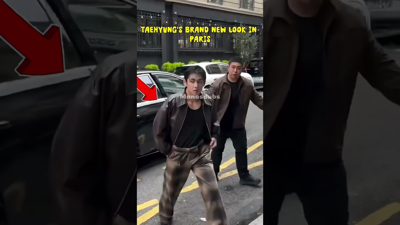 Taehyung’s brand new look in Paris 
